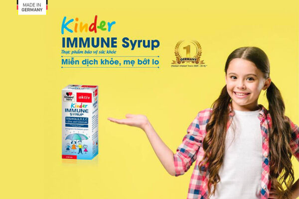 Kinder Immune Syrup - Cho bé hệ miễn dịch khoẻ mạnh