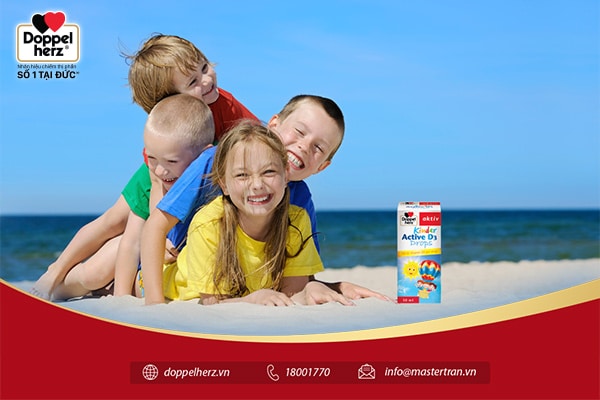 Bổ sung vitamin D3 cho bé an toàn với Kinder Active D3 drops - thương hiệu số 1 tại Đức