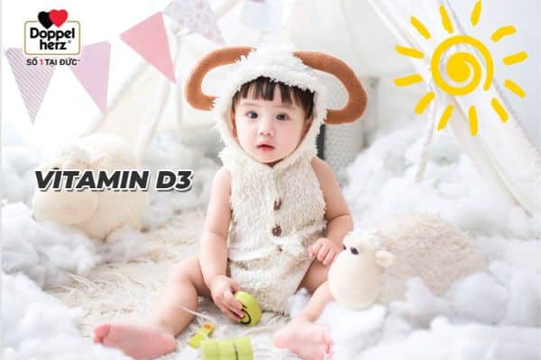 Vitamin D3 đóng vai trò vô cùng quan trọng đối với sự phát triển của trẻ