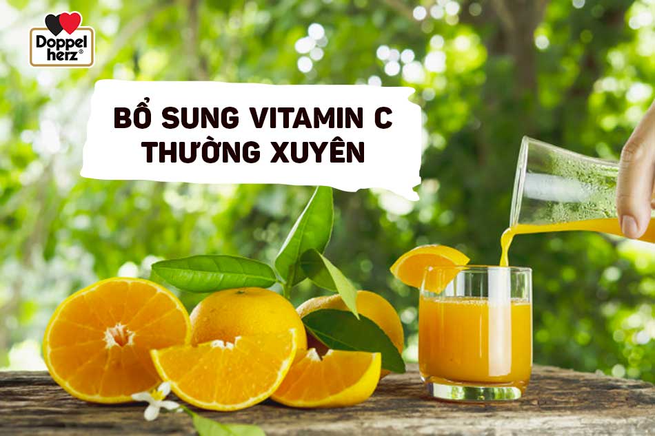 Nên bổ sung vitamin C thường xuyên