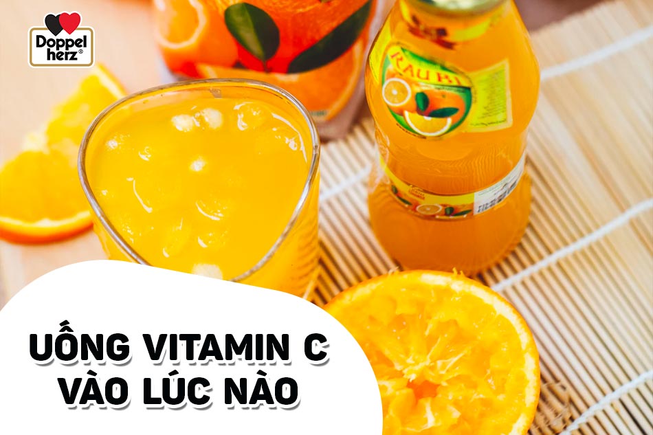 Nên uống vitamin C vào thời điểm nào trong ngày?