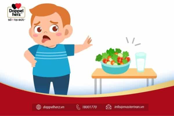 Trẻ biếng ăn và kém hấp thu dinh dưỡng là tình trạng thường gặp