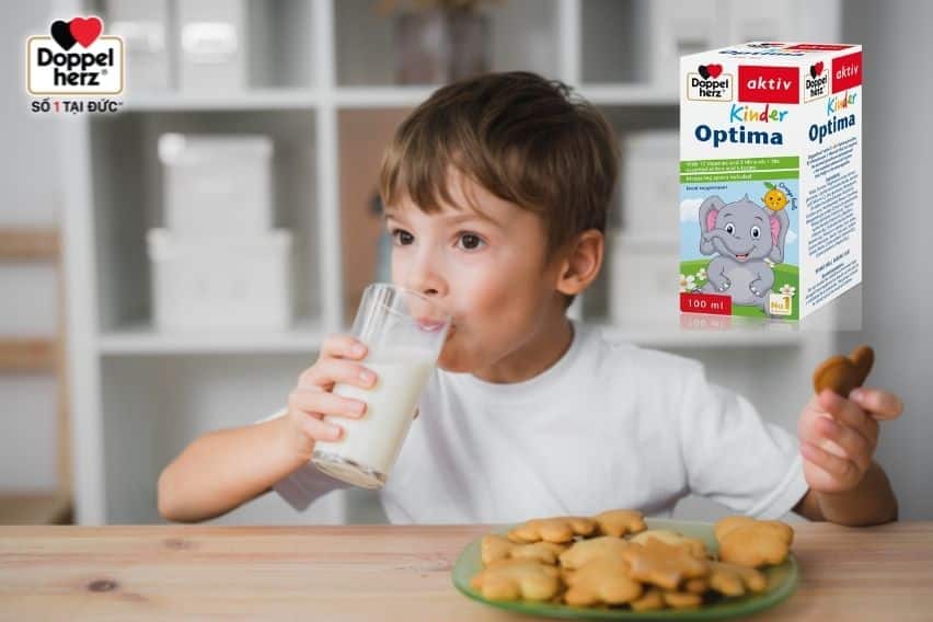 Kinder Optima là siro vitamin tổng hợp giúp trẻ ăn ngon và ngủ tốt hơn