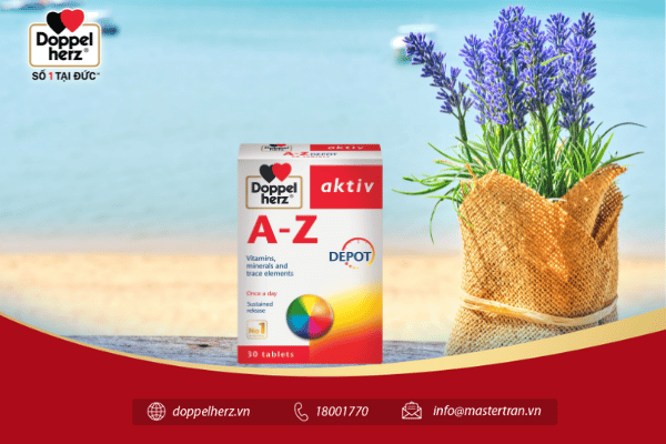 Thực phẩm bảo vệ sức khỏe A-Z Depot - Viên uống bổ sung vitamin và khoáng chất đến từ thương hiệu Doppelherz