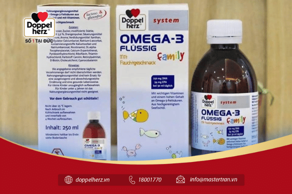 Omega 3 của Đức cho trẻ từ 4 tuổi trở lên