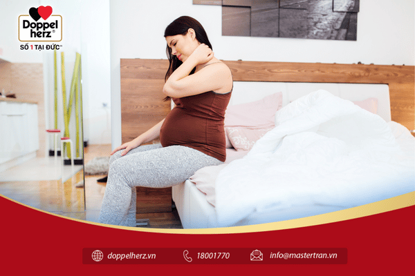 Cơ thể xuất hiện những cơn đau nhẹ là dấu hiệu thai nhi phát triển tốt 3 tháng giữa thai kỳ