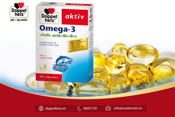 Omega 3 Doppelherz giúp bổ sung omega 3 cho cơ thể hiệu quả