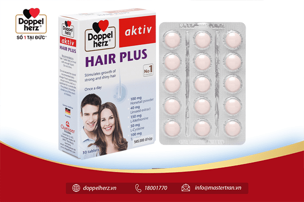 Hair Plus Doppellherz cho mái tóc khỏe đẹp như được ủ tóc bằng nước gạo