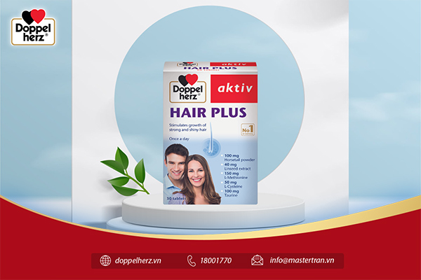 Sử dụng thực phẩm bảo vệ sức khỏe Hair Plus để bổ sung dưỡng chất cho tóc