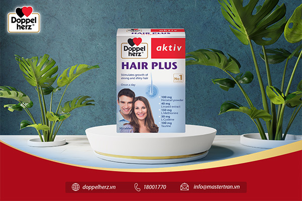 Thực phẩm bảo vệ sức khỏe Hair Plus hỗ trợ giảm rụng tóc cho nam giới