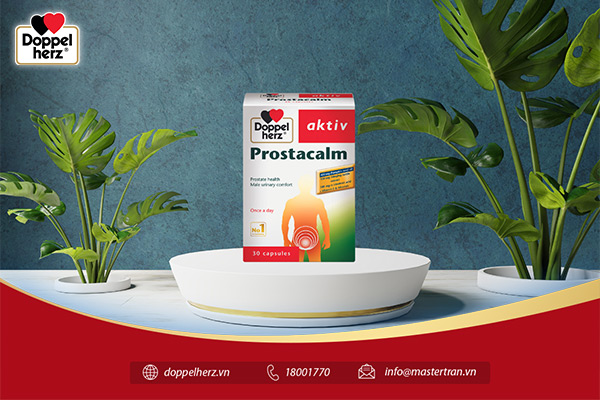 Sử dụng thực phẩm bảo vệ sức khỏe Prostacalm để hỗ trợ giảm các triệu chứng do bệnh phì đại tiền liệt tuyến