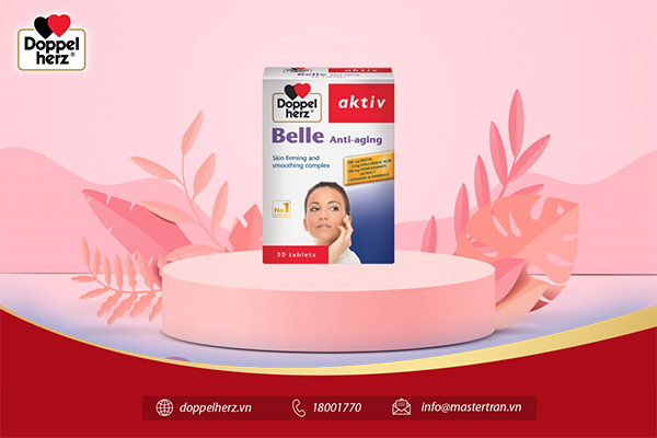 Thực phẩm bảo vệ sức khỏe Belle Anti - aging cung cấp vitamin và khoáng chất hỗ trợ nuôi dưỡng làn da khỏe mạnh