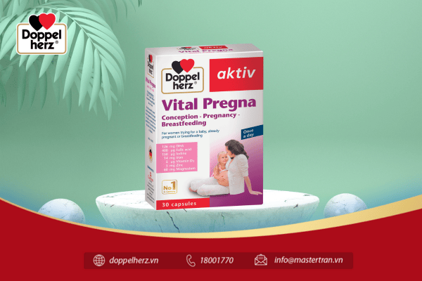 Vital Pregna là sản phẩm vitamin cho bà bầu nổi tiếng thuộc về thương hiệu Doppelherz