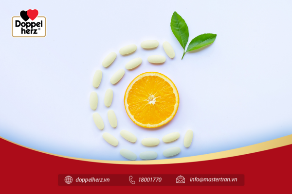 Vitamin C giúp thúc đẩy quá trình tổng hợp collagen, hỗ trợ hệ miễn dịch
