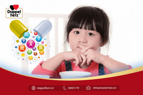 Vitamin tổng hợp giúp cung cấp thêm vitamin và các khoáng chất cần thiết cho sự phát triển của trẻ