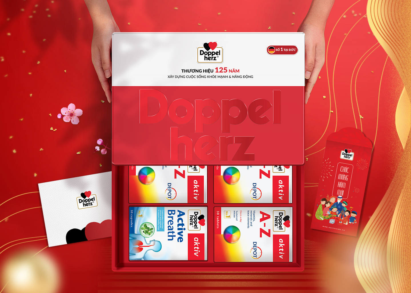 Quà Tết Doppelherz – trao quà đầu năm, gửi trọn sự an tâm