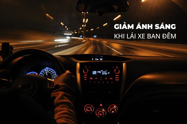 giảm ánh sáng trong xe giúp cải thiện thị lực