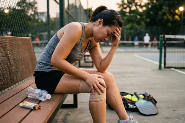không duy trì đủ nước gây sốc nhiệt khi chơi pickleball