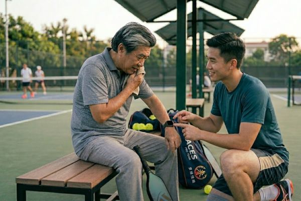 nghỉ ngơi tăng cường sức bền sau khi chơi pickleball