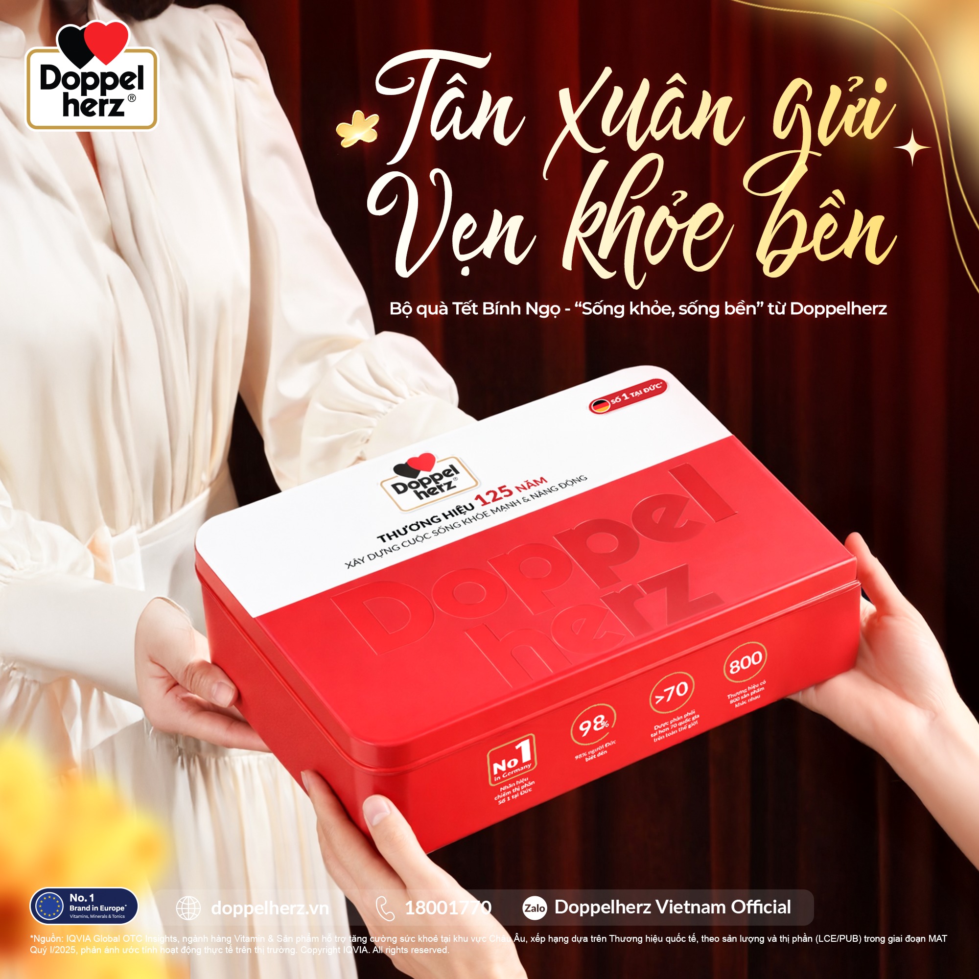 Quà Tết Doppelherz cho sức khỏe là cách chúc đầu năm bằng hành động thay vì lời nói