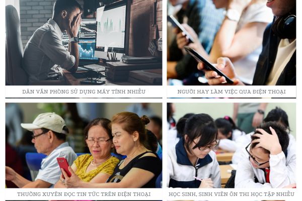 sức khỏe thị lực cho mọi đối tượng